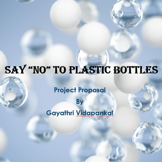 Say no to plastics
