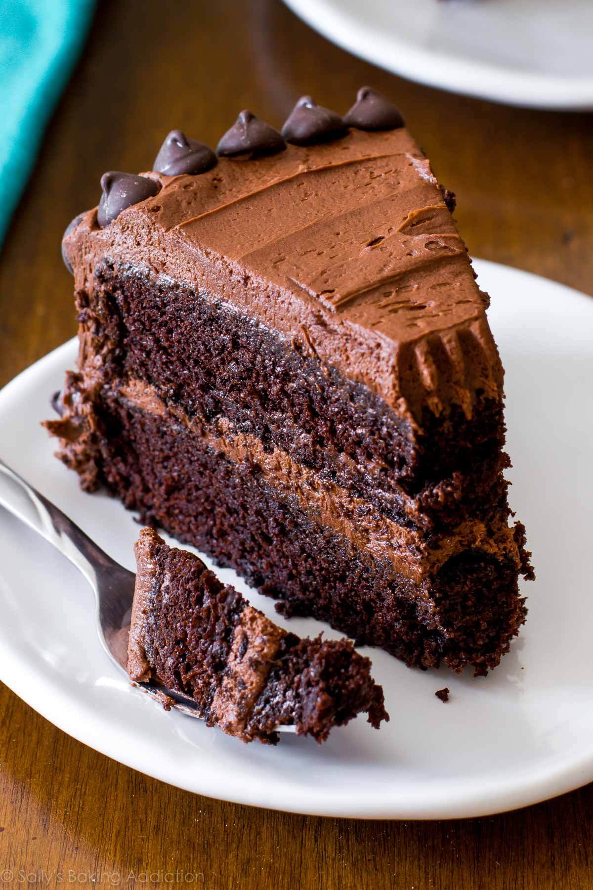 Triple chocolate cake 4