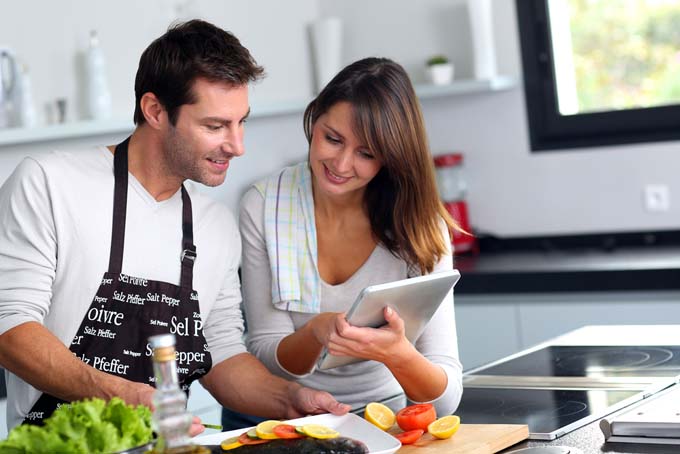 Cooking with your spouse