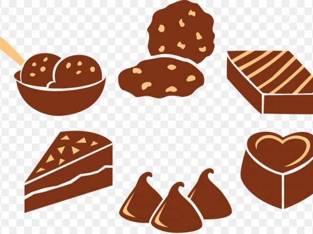 Brownie clipart simple chocolate 1