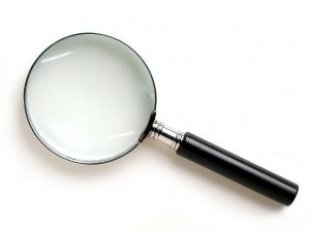 Magnifying glass photo