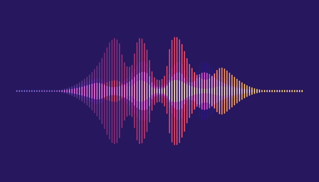 Sound waves motion sound wave abstract background vector id1176100626